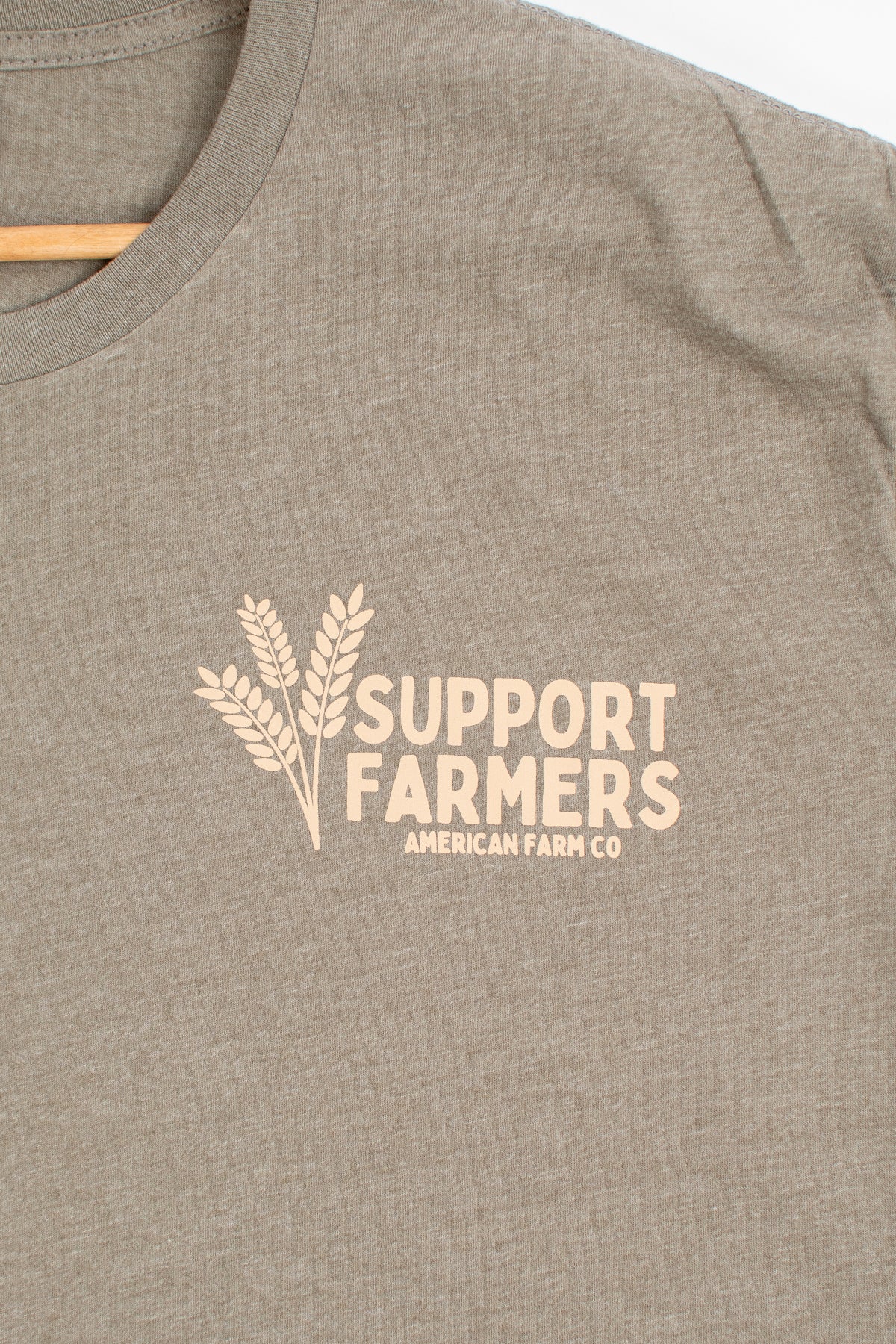 'Support Farmers' Wheat Essentials Tee