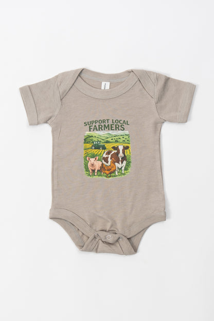 'Support Local Farmers' Onesie