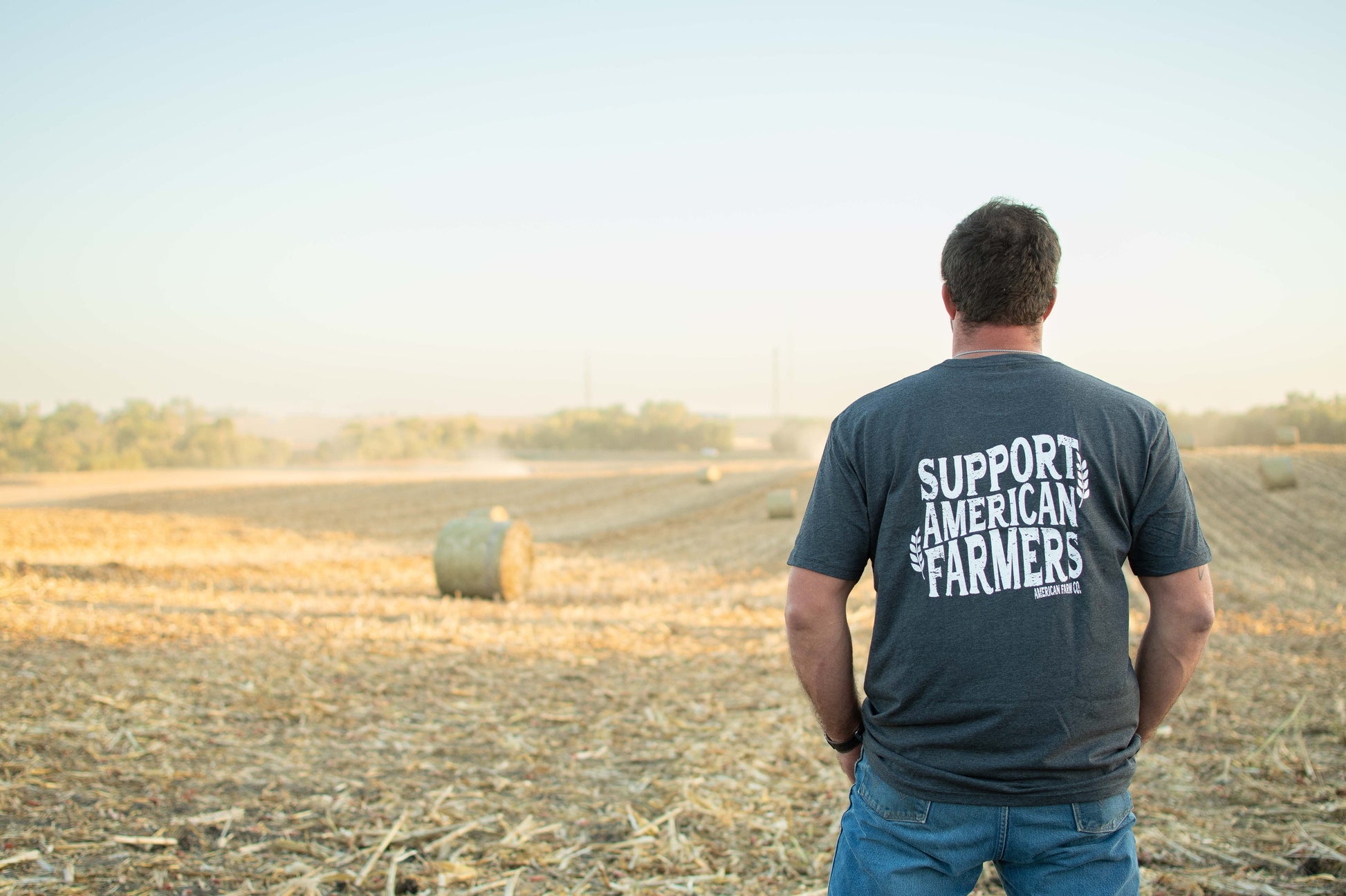 Support_American_Farmers_Wheat_Tee_back [M] [LS]