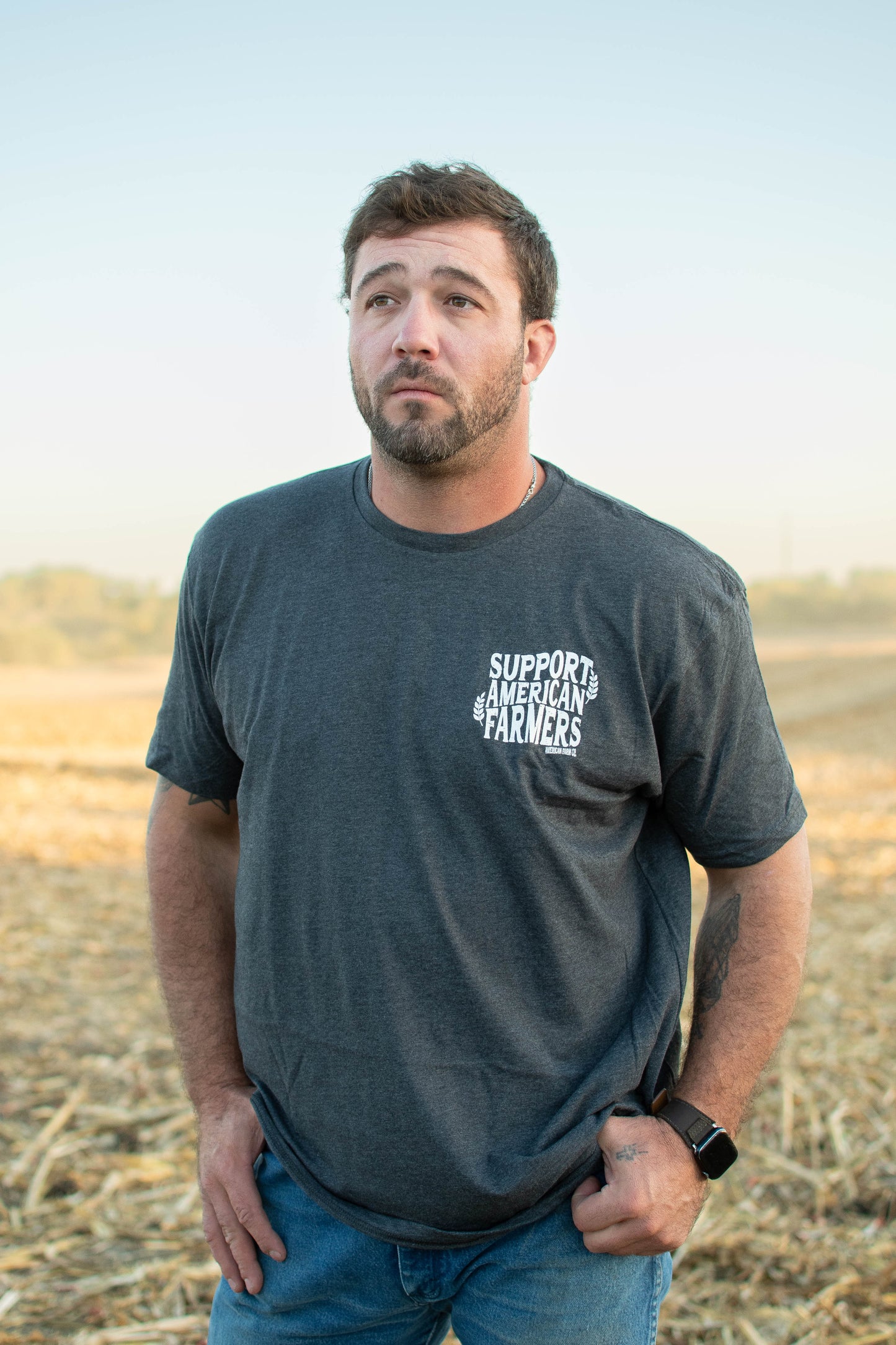 Support_American_Farmers_Wheat_Tee_front [M] [LS]