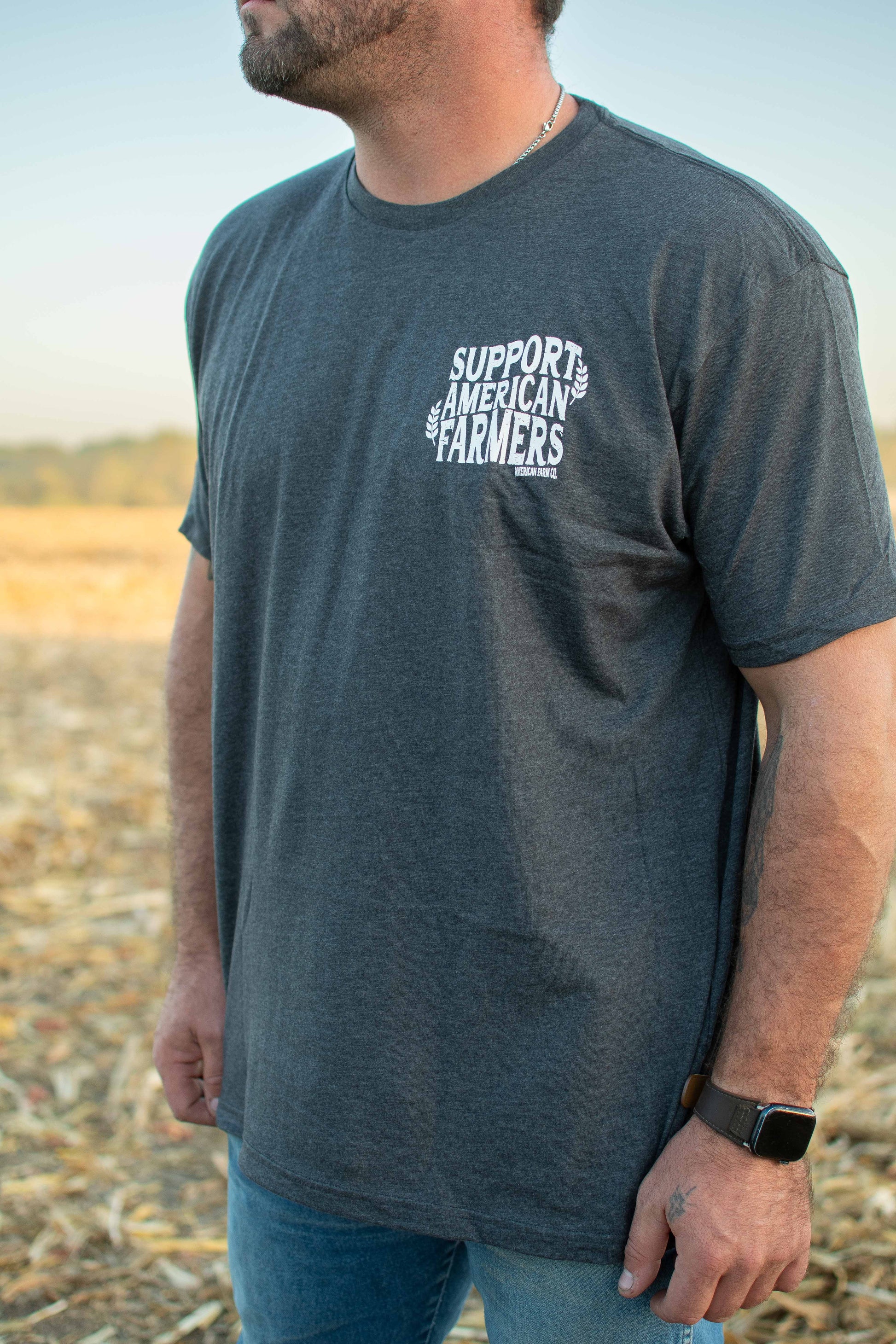 Support_American_Farmers_Wheat_Tee_front [M] [LS]