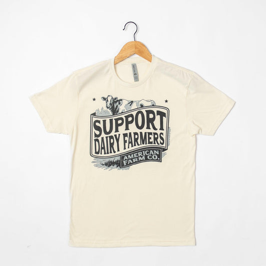 'Support Dairy Farmers' Ivory Tee