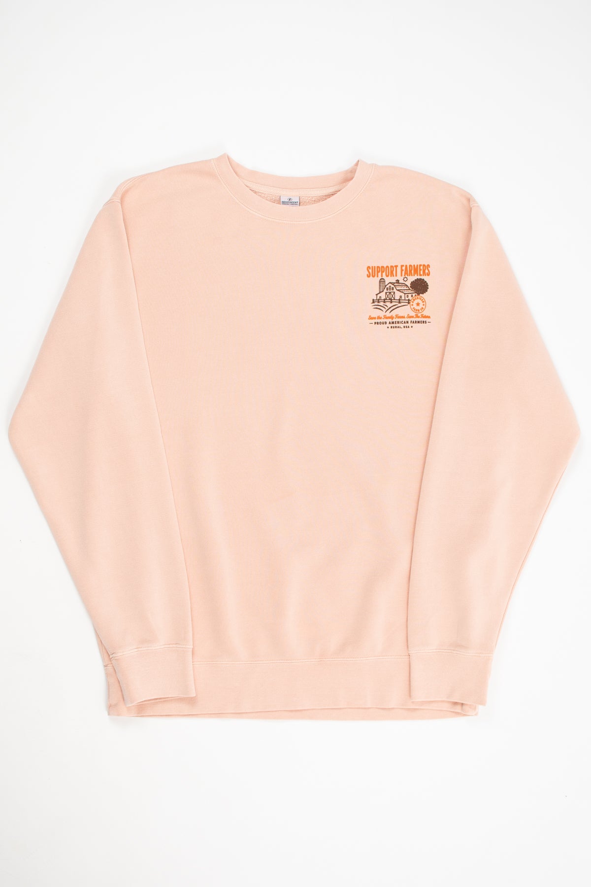 'Support Farmers - Save the Family Farms' Crewneck