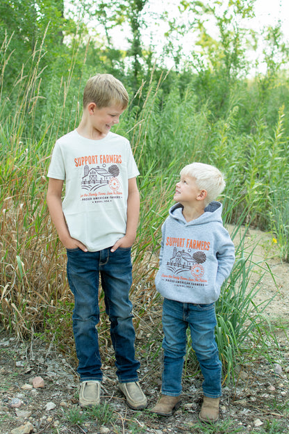 'Support Farmers - Save the Family Farms' Toddler/Youth Hoodie