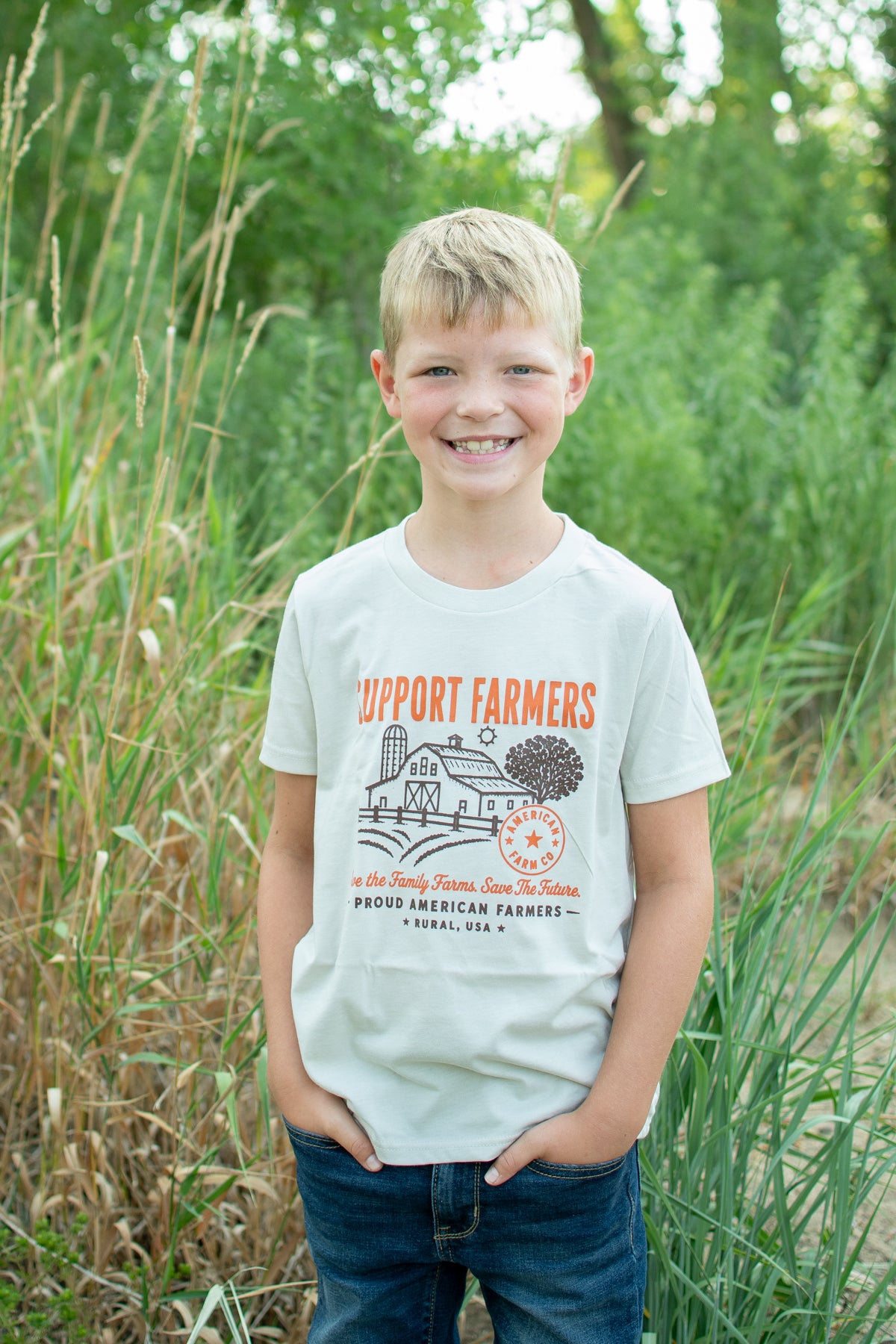 'Support Farmers - Save the Family Farms' Toddler/Youth T-Shirt