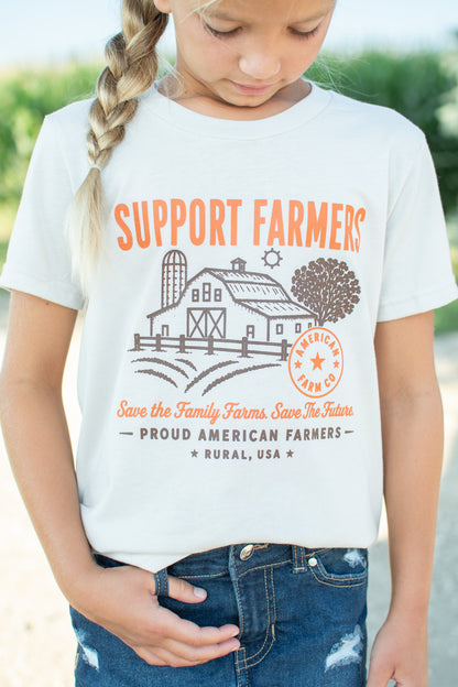 'Support Farmers - Save the Family Farms' Toddler/Youth T-Shirt