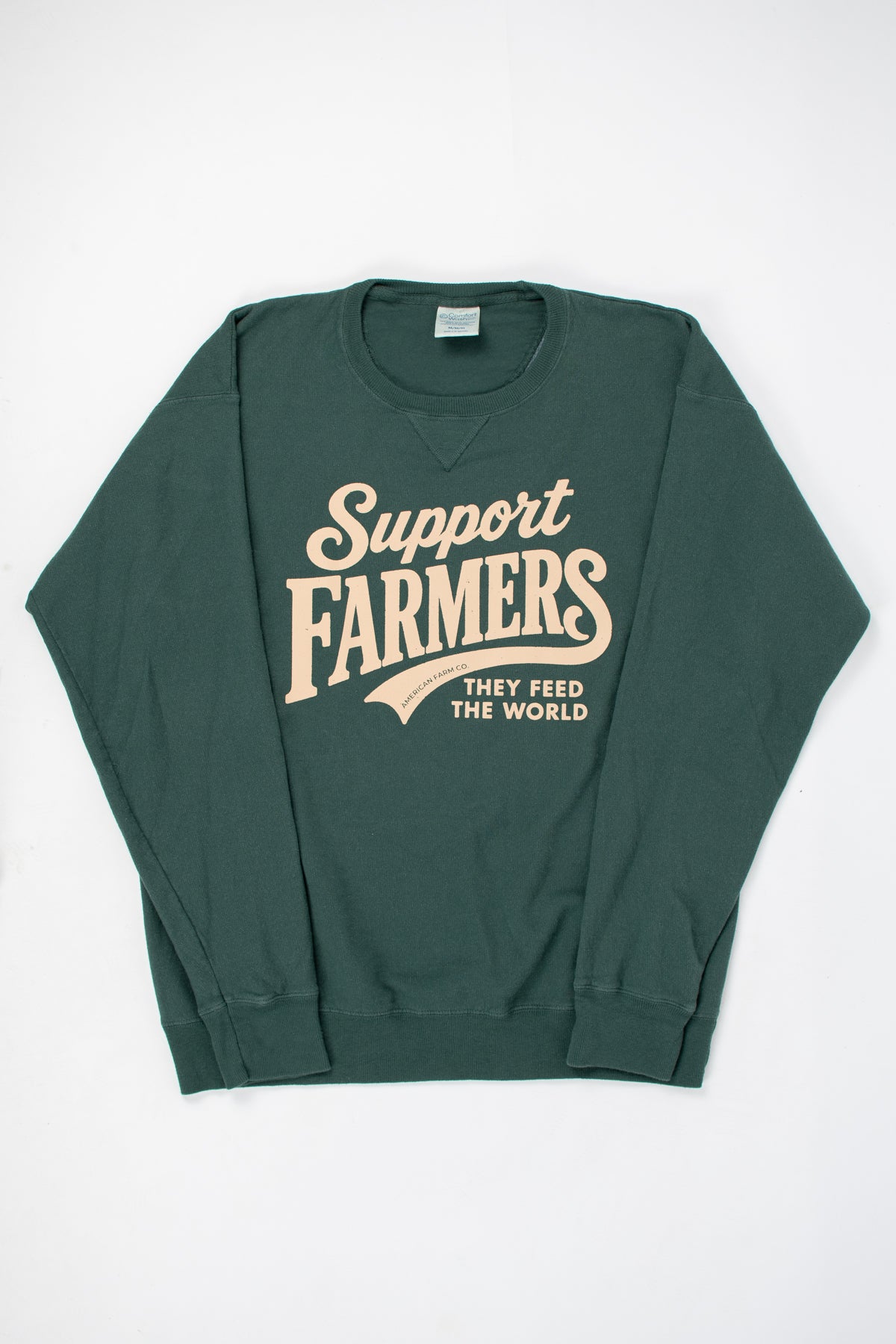 Support Farmers - They Feed The World Crewneck