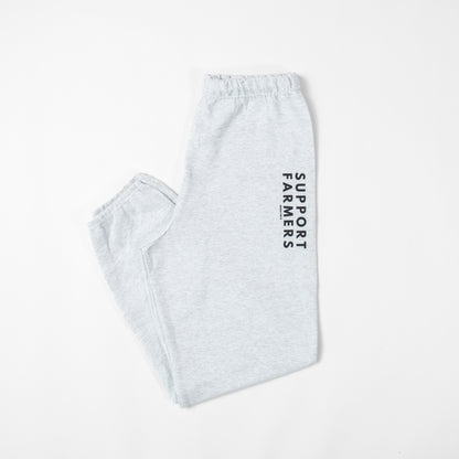 'Support Farmers' Ash Grey Sweatpants