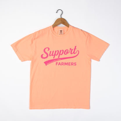 Neon Support Farmers Banner Tee