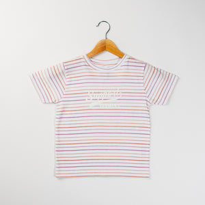 Support Farmers Banner Stripe Tee- Toddler - American Farm Company