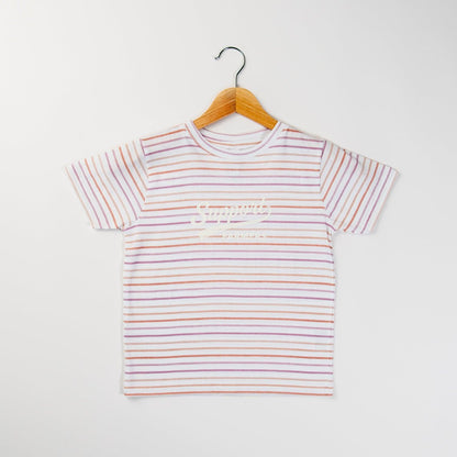 Support Farmers Banner Stripe Tee- Toddler - American Farm Company