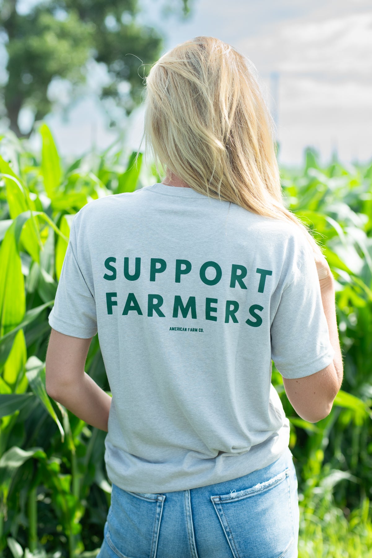 'Support Farmers' Corn Tee
