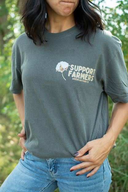 Support Farmers Cotton Tee
