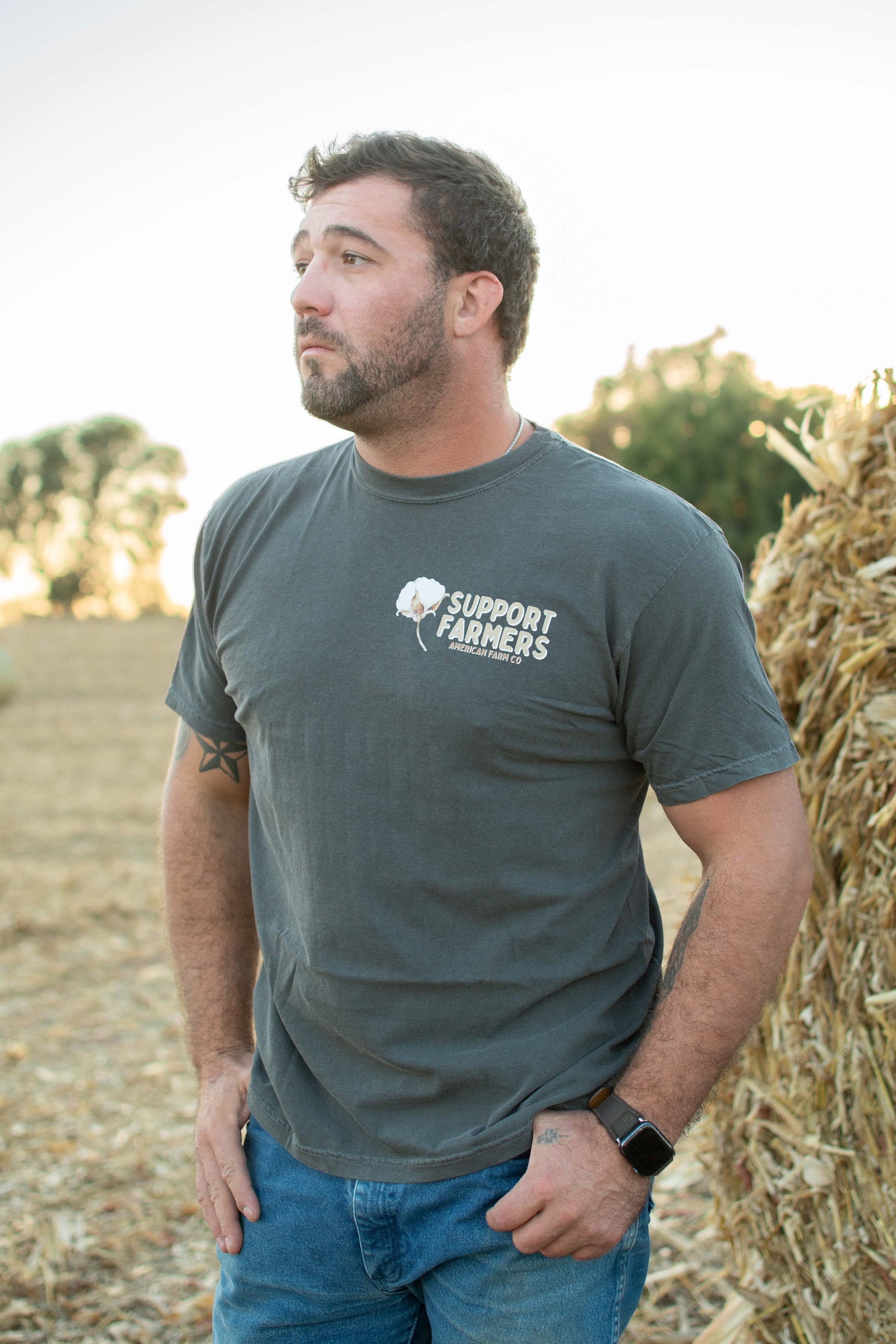 Support_Farmers_Cotton_Tee_front [M] [LS]
