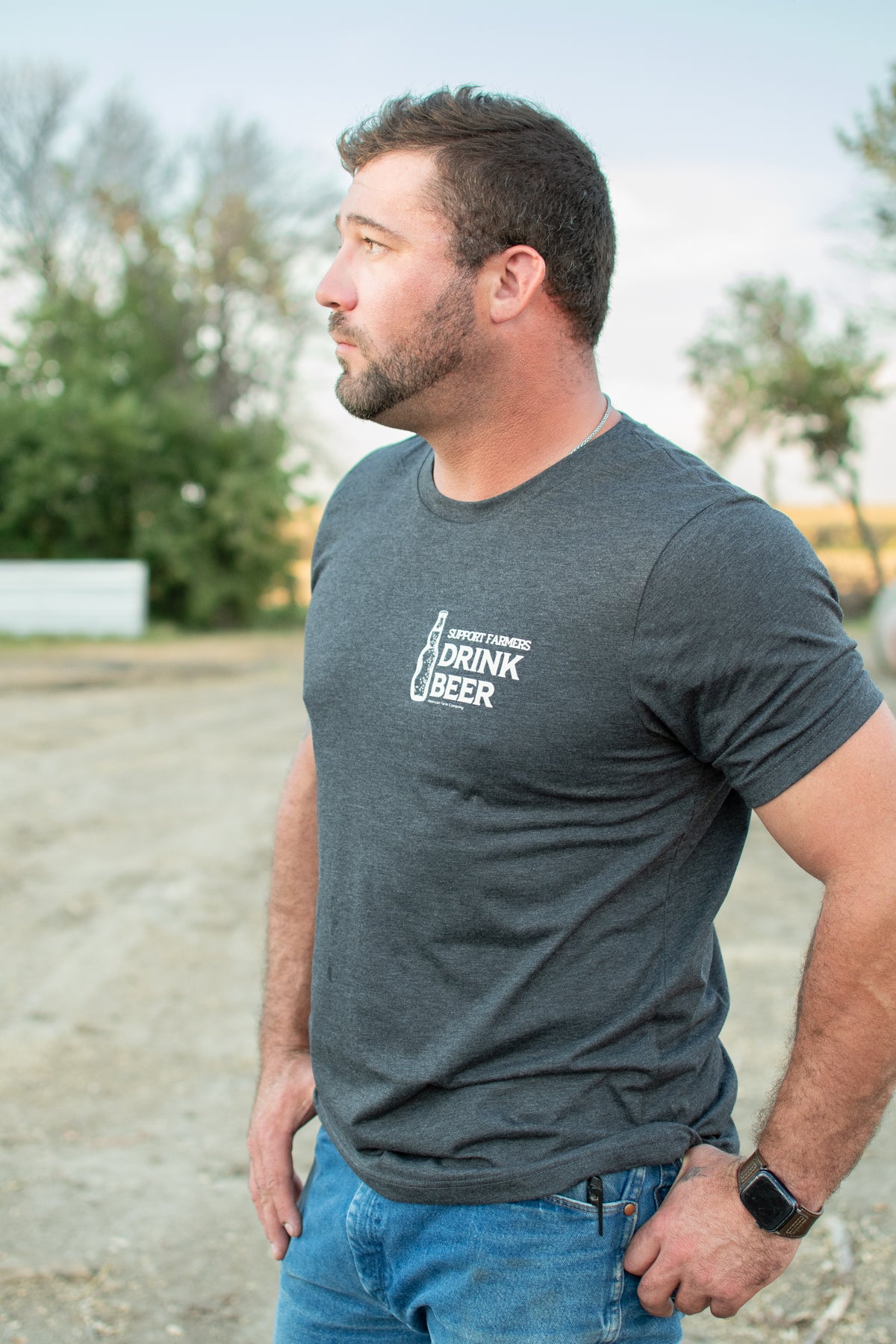'Support Farmers Drink Beer' Tee