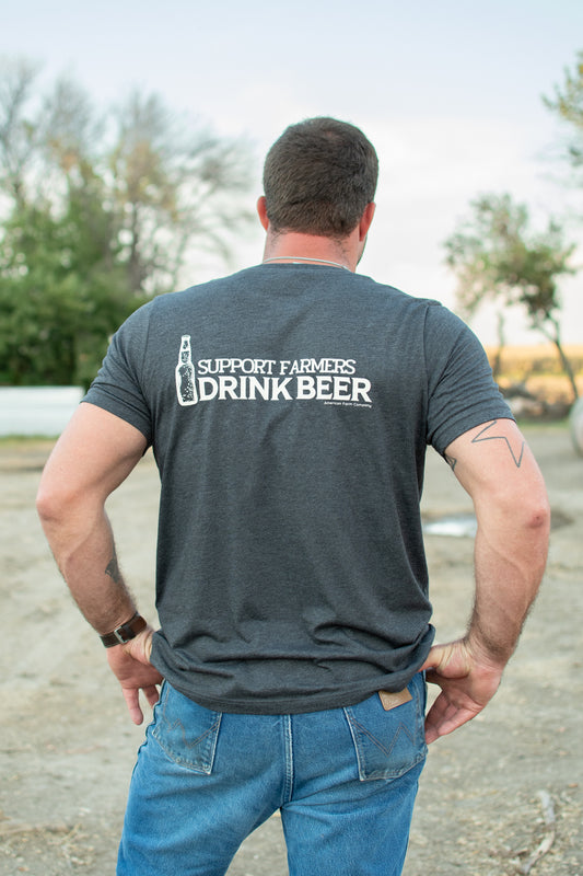 'Support Farmers Drink Beer' Tee