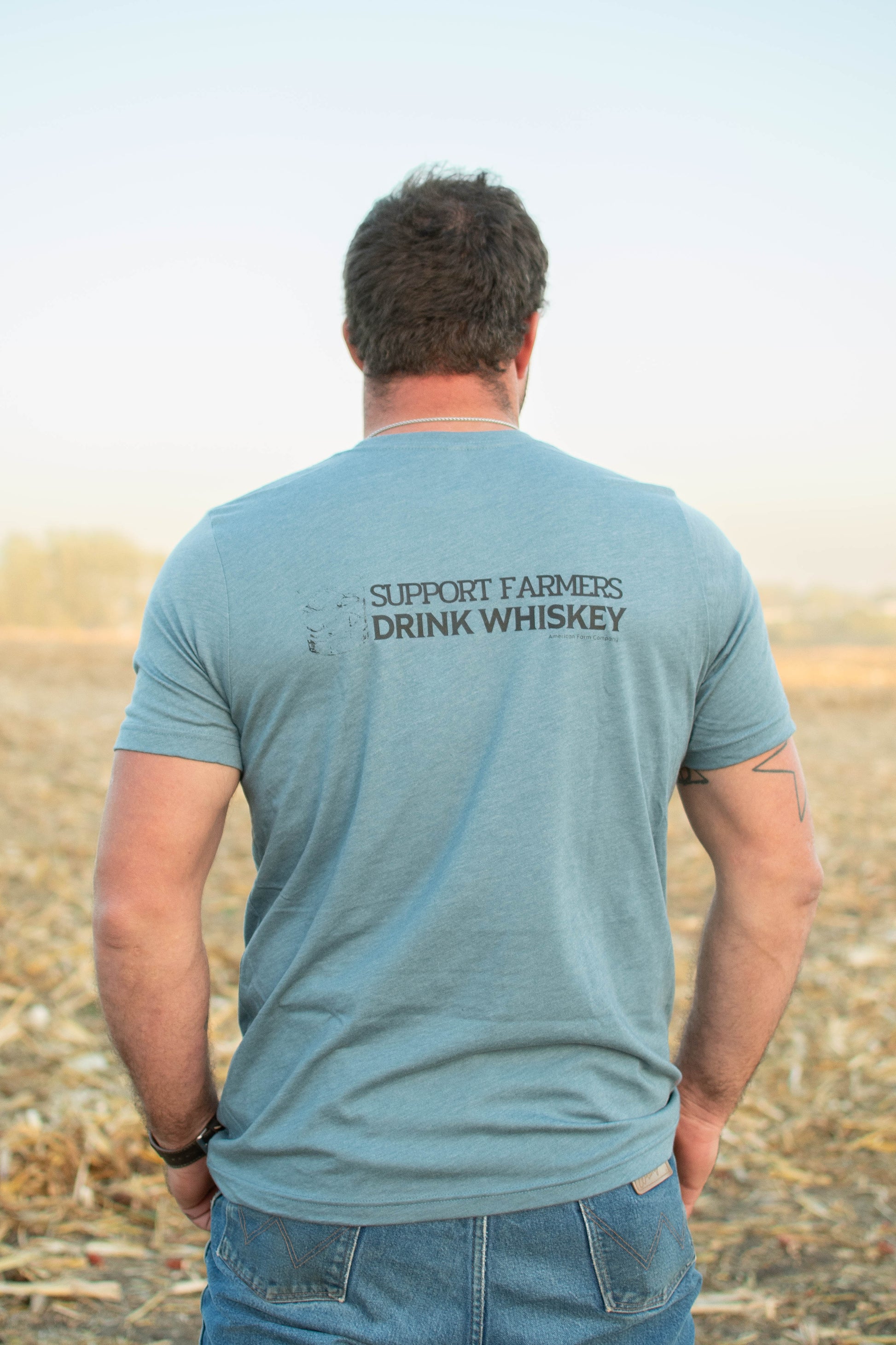 Support_Farmers_Drink_Whiskey_Tee_back [M] [LS]