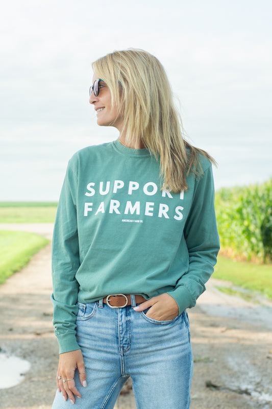 'Support Farmers' Long Sleeve