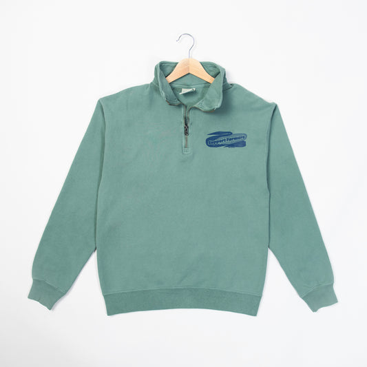 Retro Corn 'Support Farmers' Cypress 1/4 Zip - American Farm Company