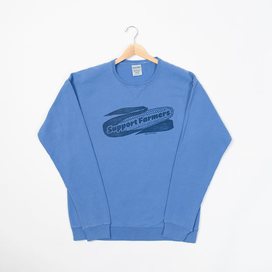 Retro Corn 'Support Farmers' Crewneck - American Farm Company