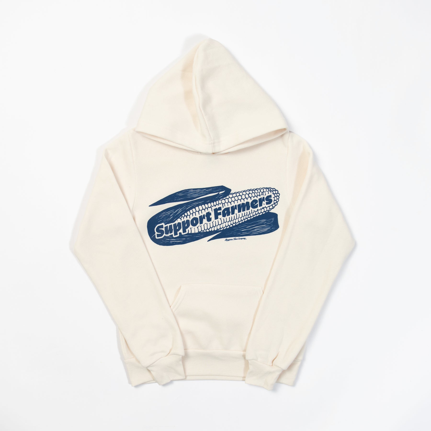 Retro Corn 'Support Farmers' Youth Hoodie - American Farm Company