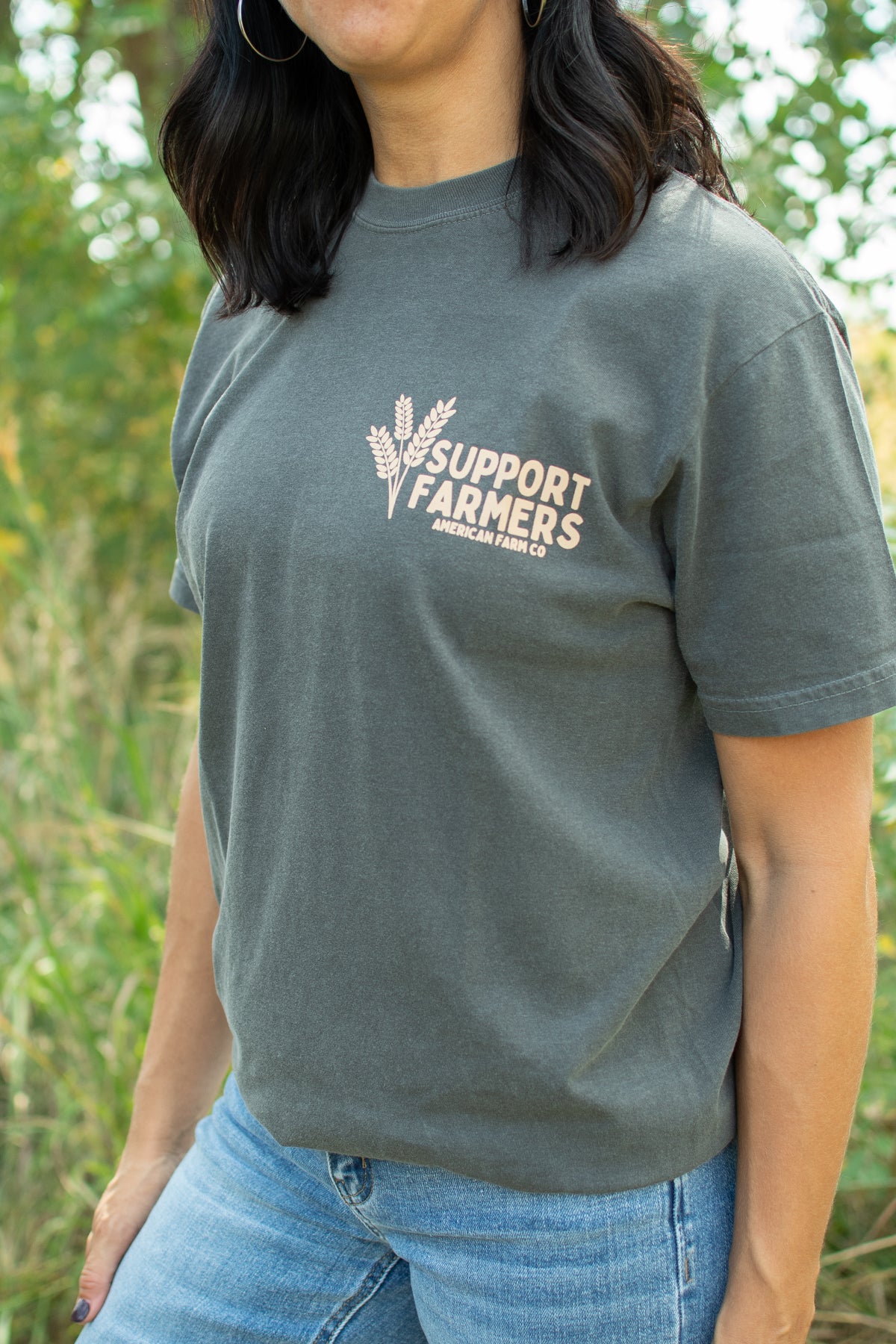 Support Farmers Wheat Tee