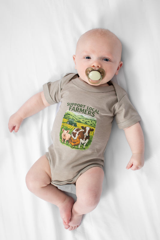 'Support Local Farmers' Onesie