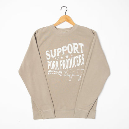 'Support Pork Producers' Crewneck