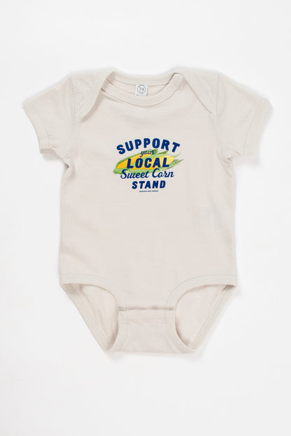 'Support Your Local Sweet Corn Stand' Onesie