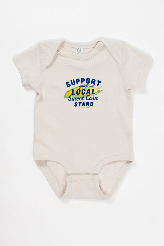 'Support Your Local Sweet Corn Stand' Onesie