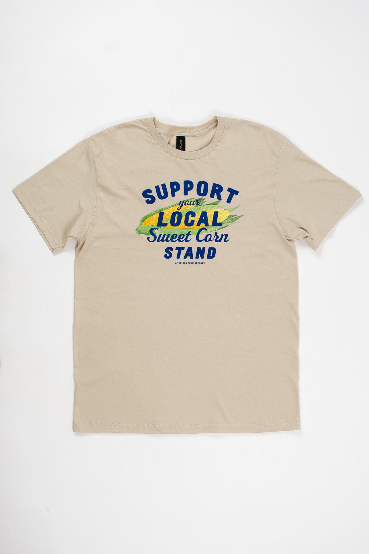 'Support Your Local Sweet Corn Stand' Tan Tee