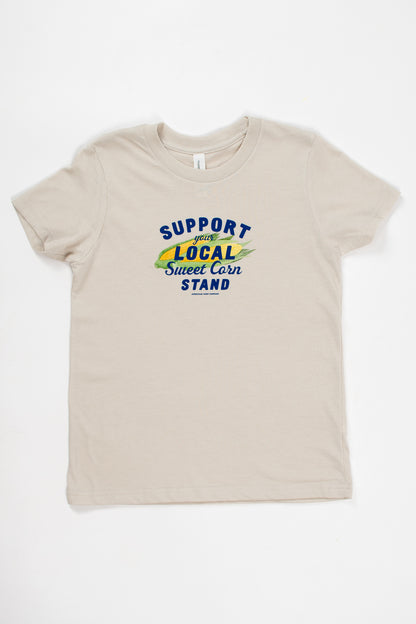 'Support Your Local Sweet Corn Stand' Toddler/Youth Tee