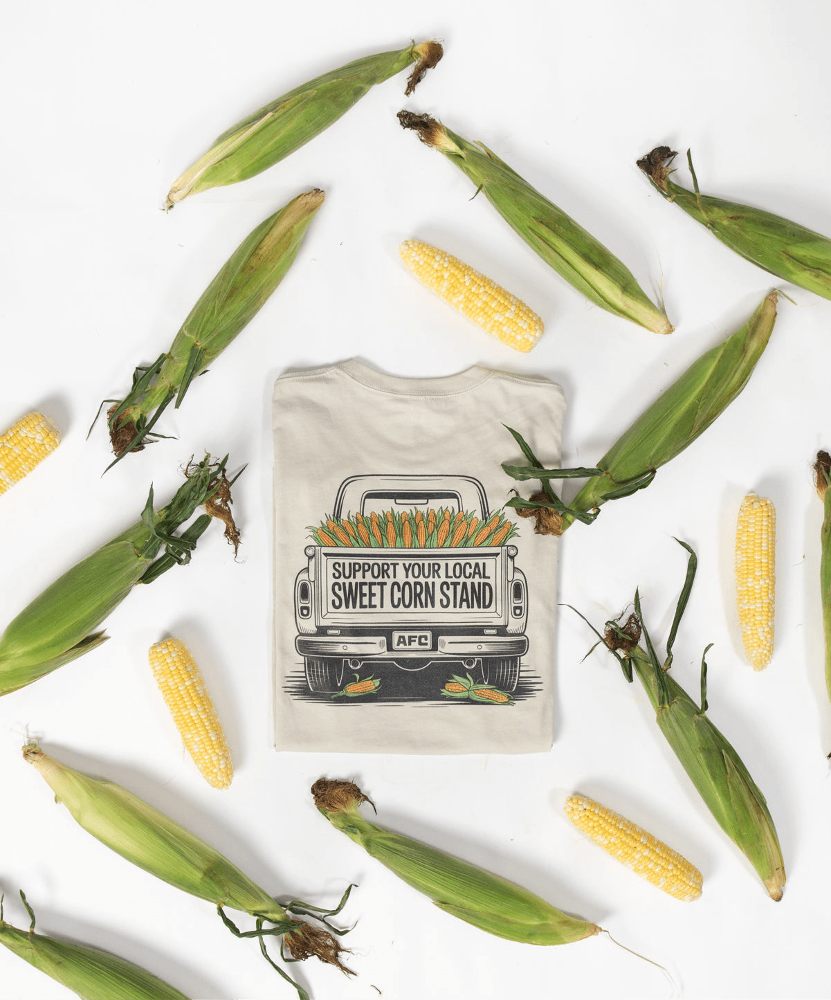 'Support Your Local Sweet Corn Stand' Truck Tee