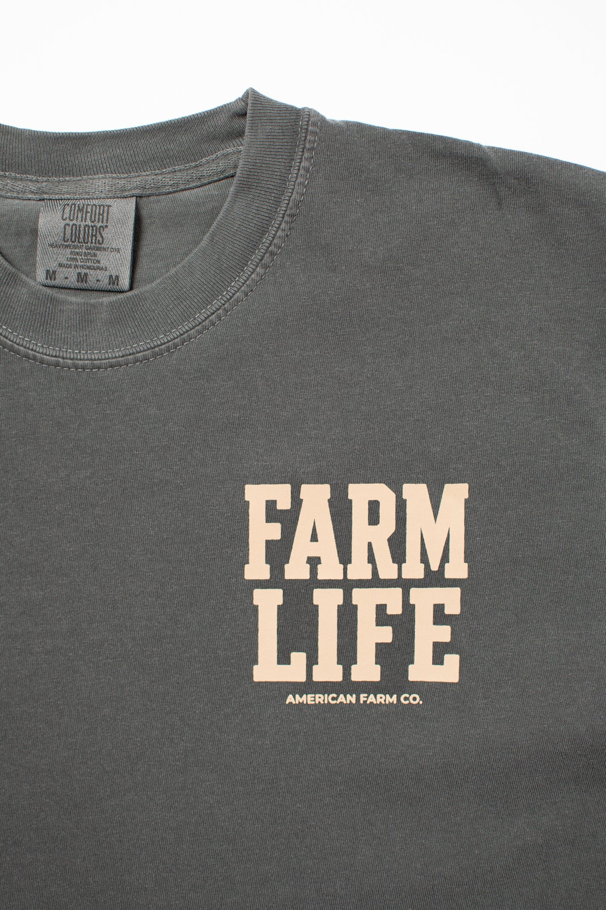 'The Farm Life Schedule' Charcoal Tee