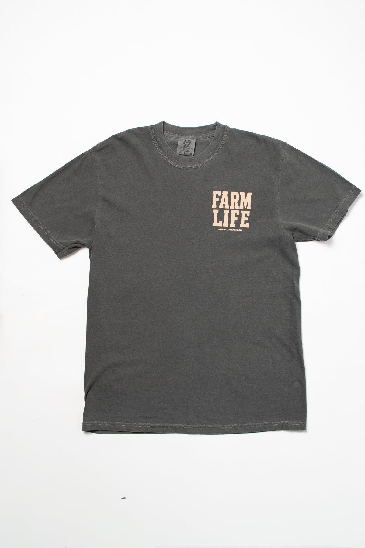'The Farm Life Schedule' Charcoal Tee