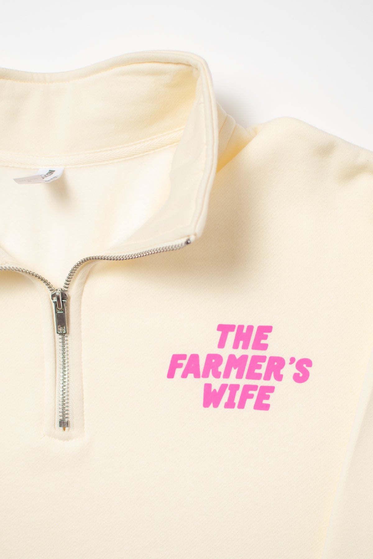 'The Farmer's Wife' Ivory 1/4 Zip