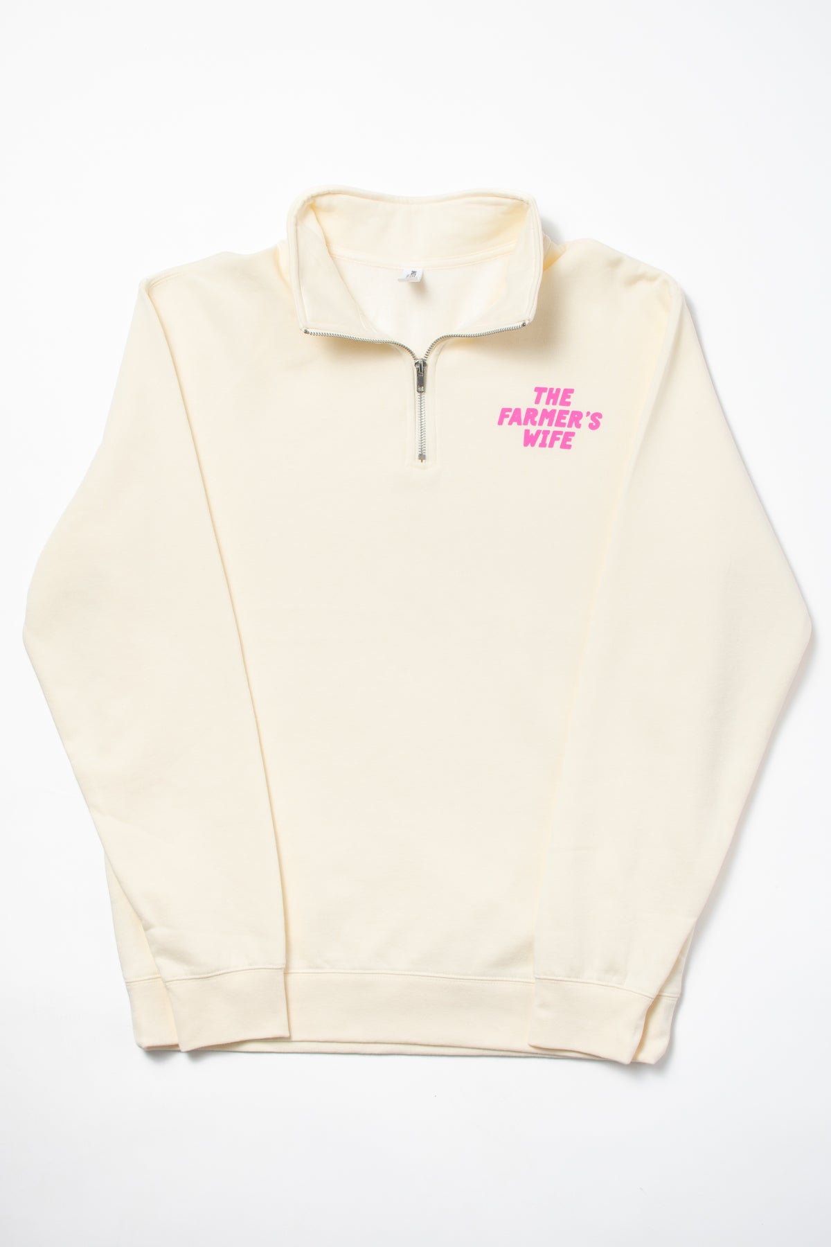 'The Farmer's Wife' Ivory 1/4 Zip