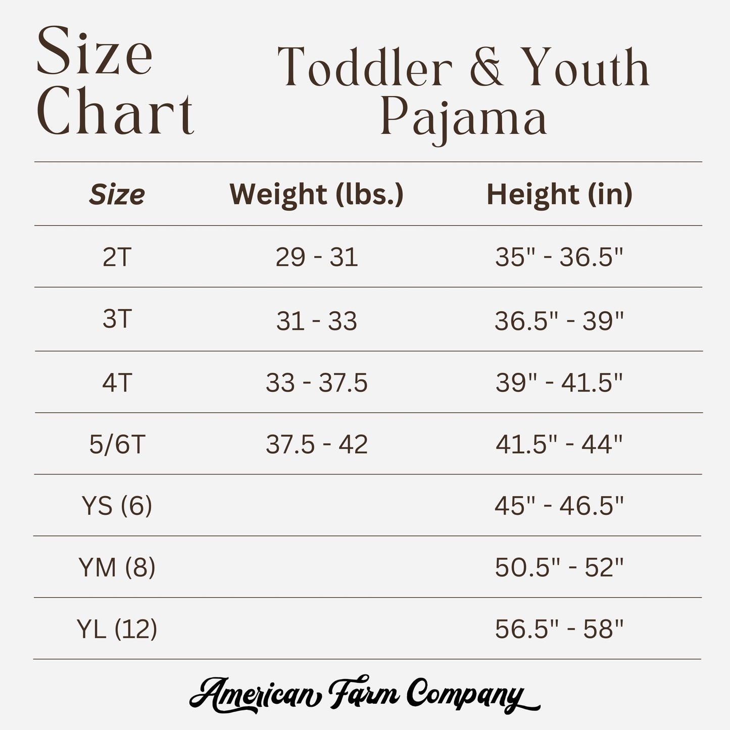 Chicken Toddler/Youth Bamboo Pajama Set