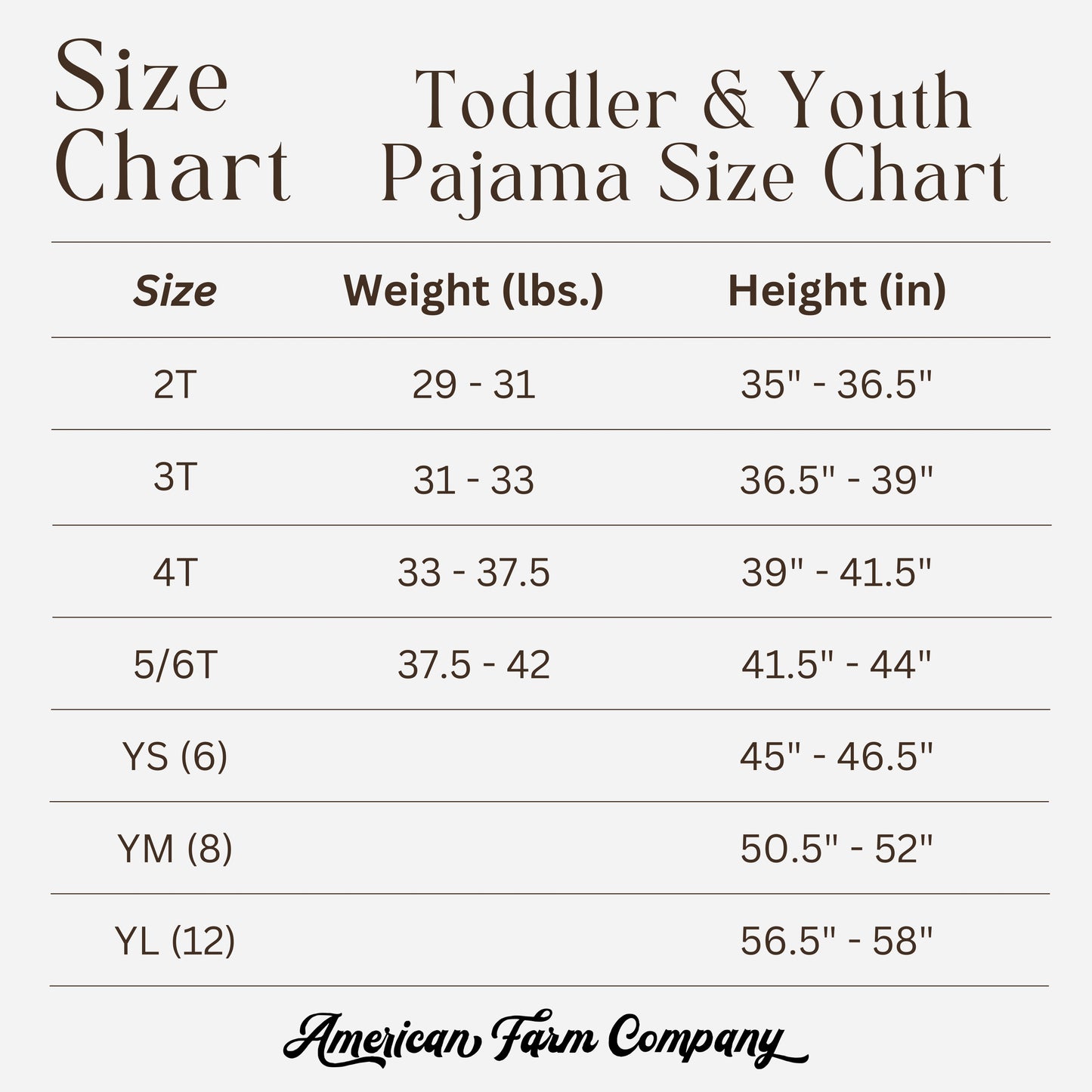 Fruit Flag Toddler/Youth Bamboo Pajama Set