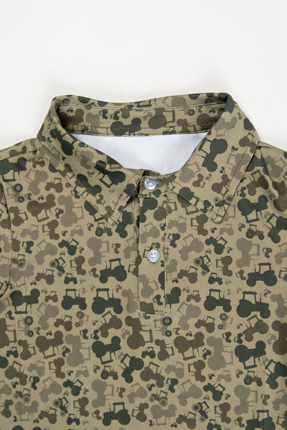Tractor Camo Baby/Youth Performance Polo