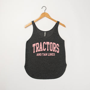 'Tractors and Tan Lines' Grey Tank Top