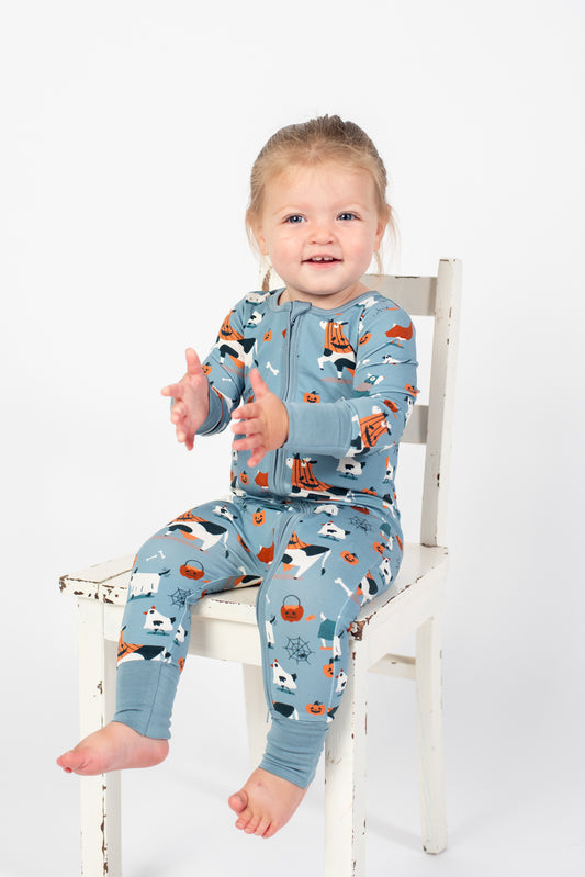 Trick or Treat Farm Animals Bamboo Baby Zippy