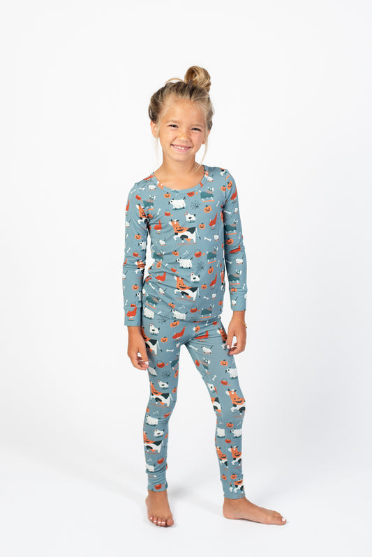 Trick or Treat Farm Animals Toddler/Youth Bamboo Pajama Set
