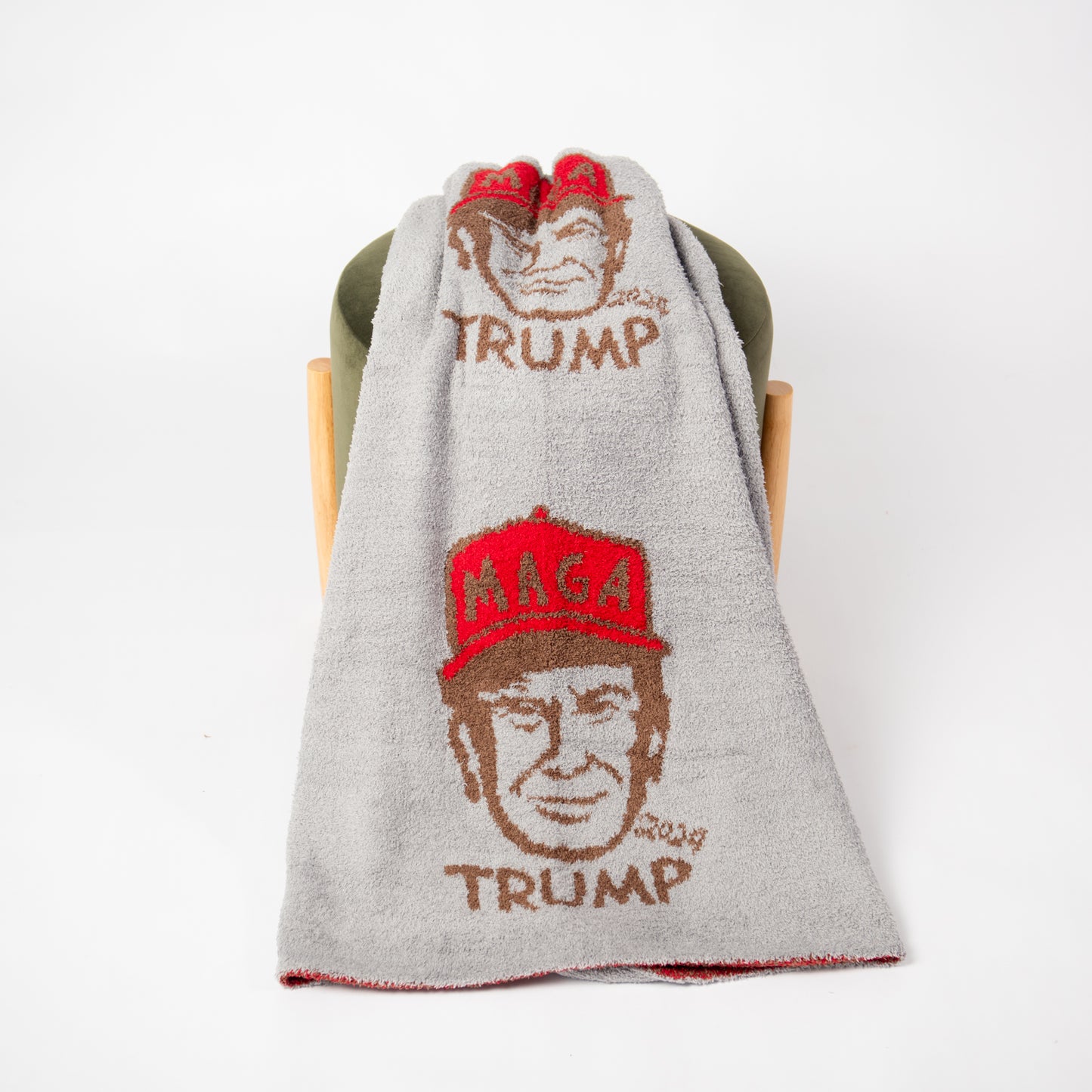 Limited Edition: TRUMP 'MAGA' Luxe Throw Blanket (Backorder 4/7)