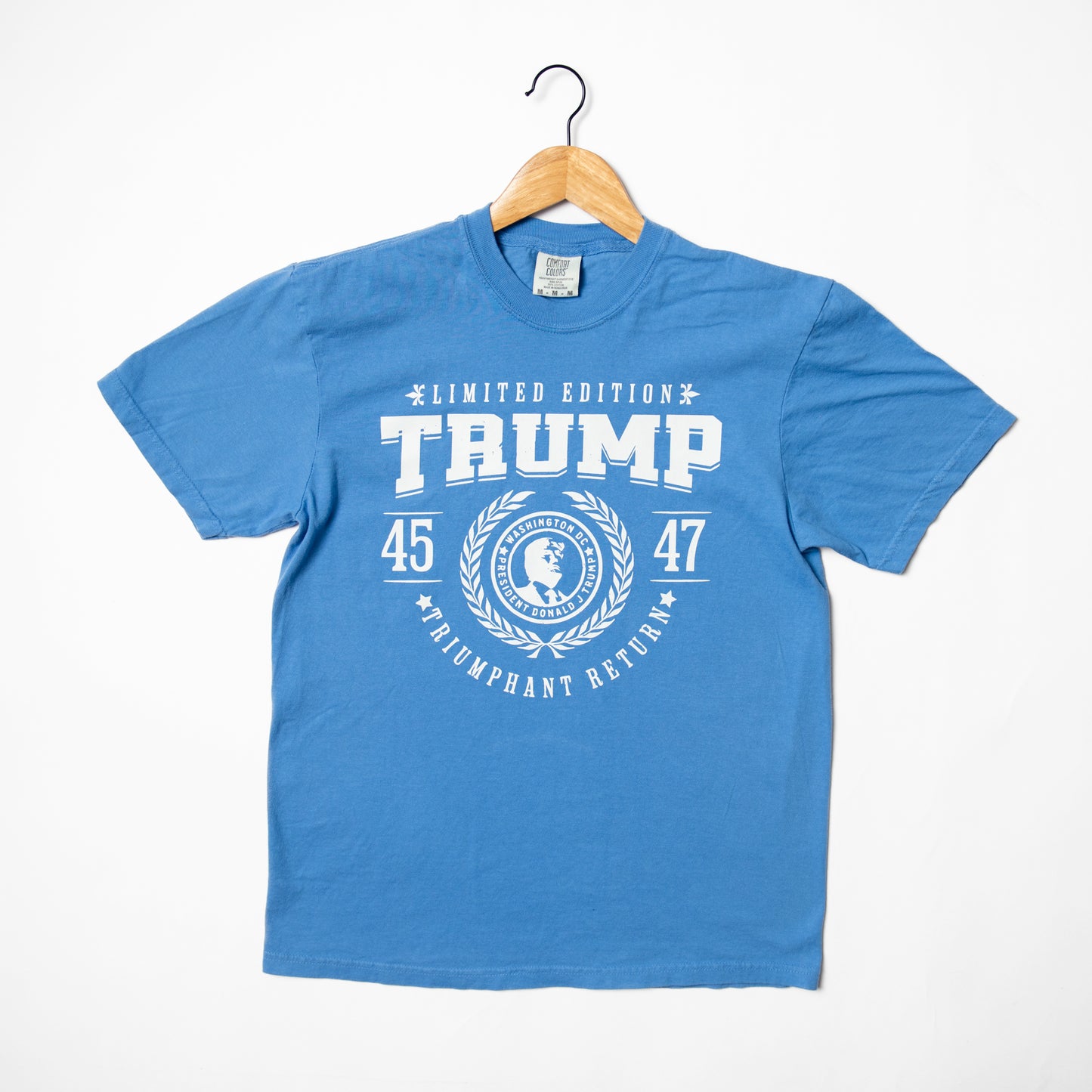 TRUMP 'Triumphant Return' Blue Tee - American Farm Company