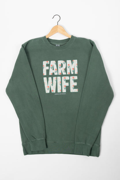 Tulip 'Farm Wife' Green Crewneck