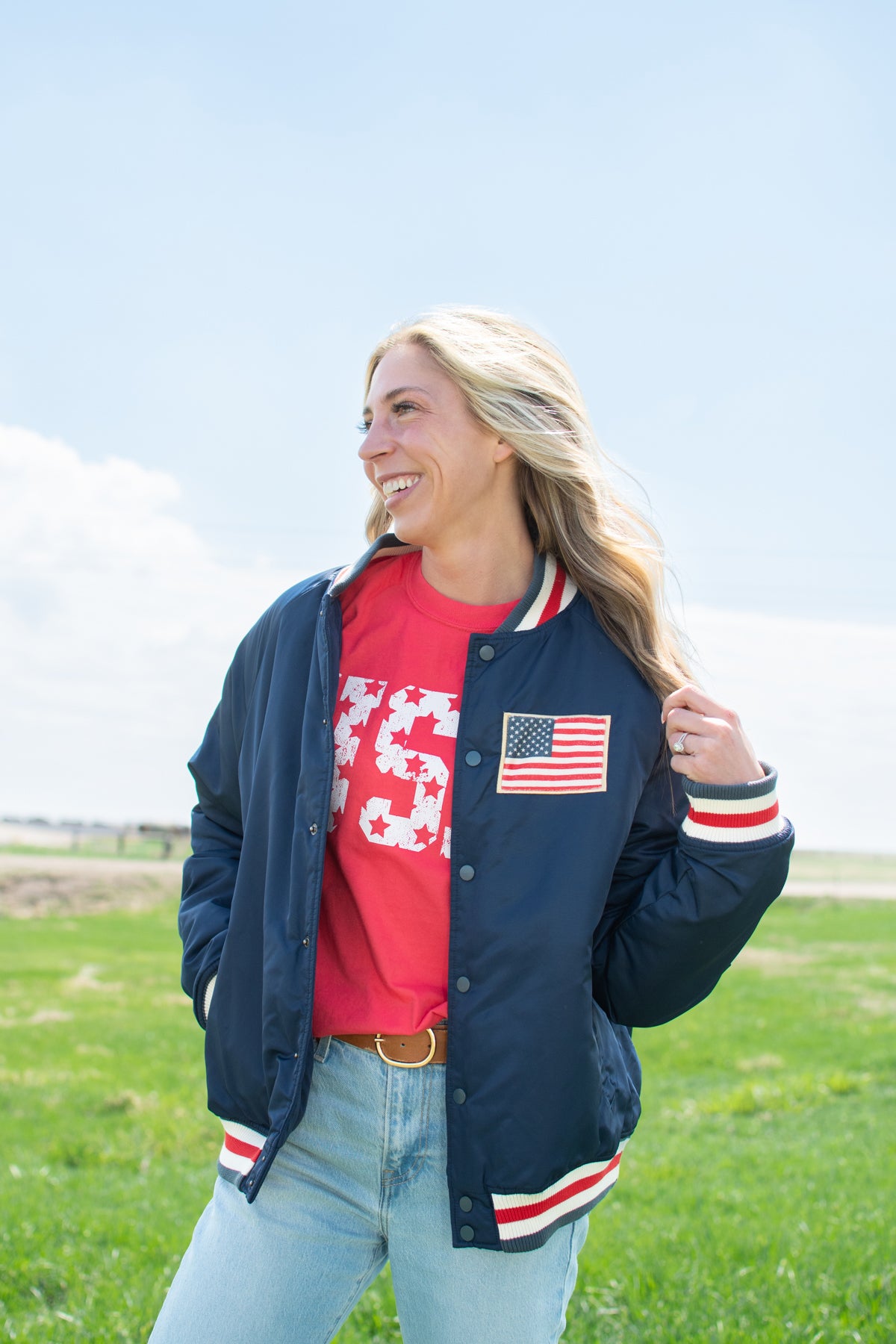 *LIMITED* USA 250 Varsity Style Jacket