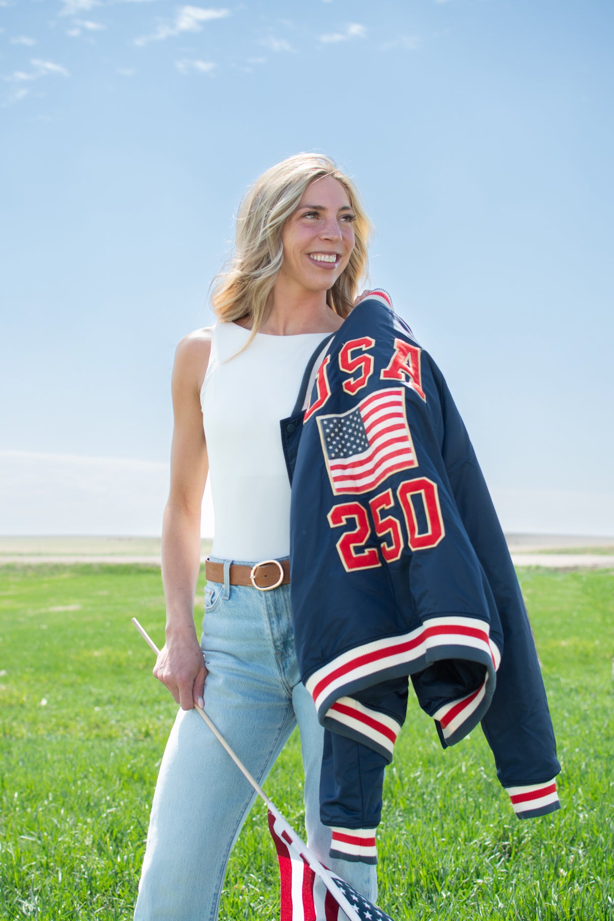 *LIMITED* USA 250 Varsity Style Jacket
