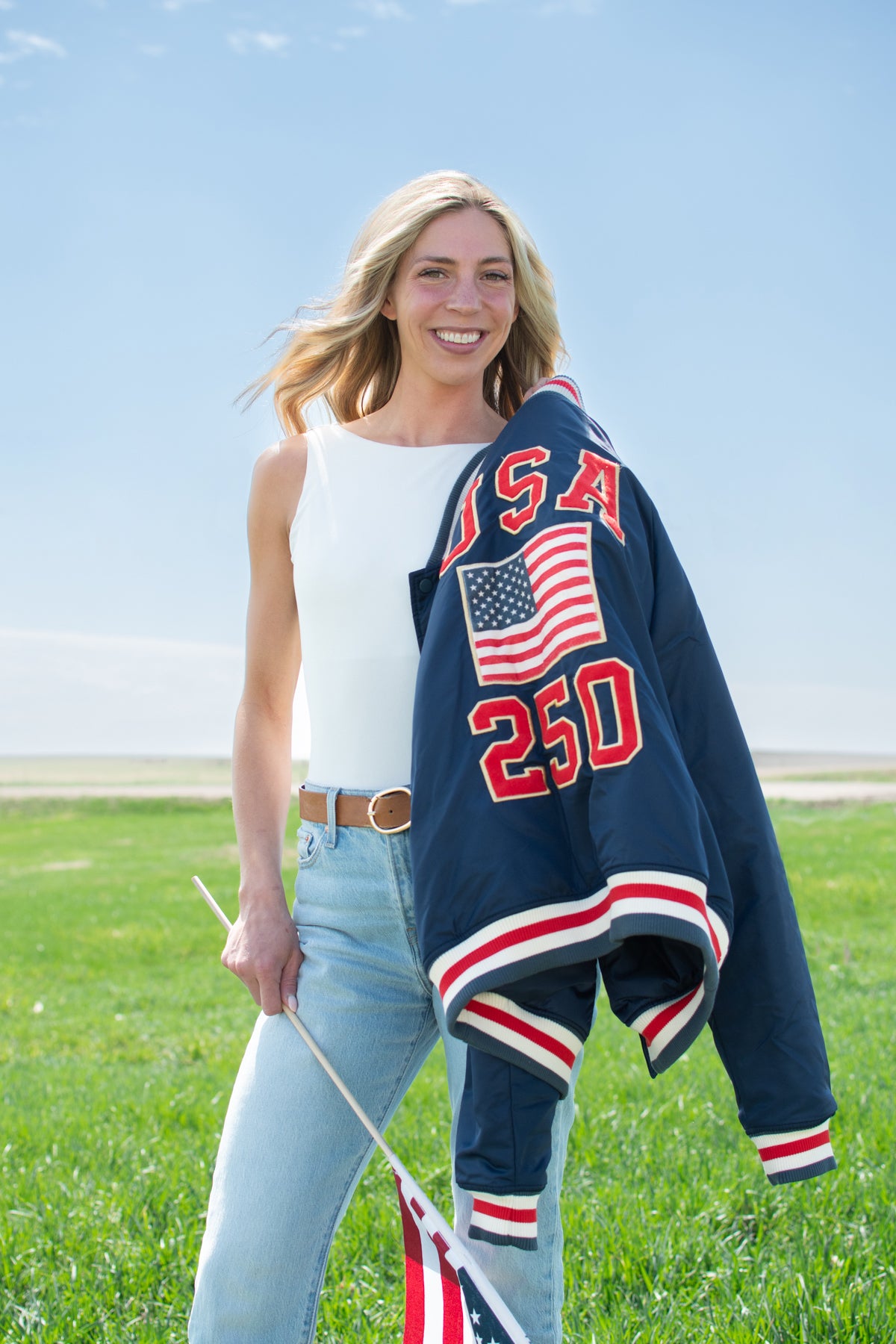 *LIMITED* USA 250 Varsity Style Jacket