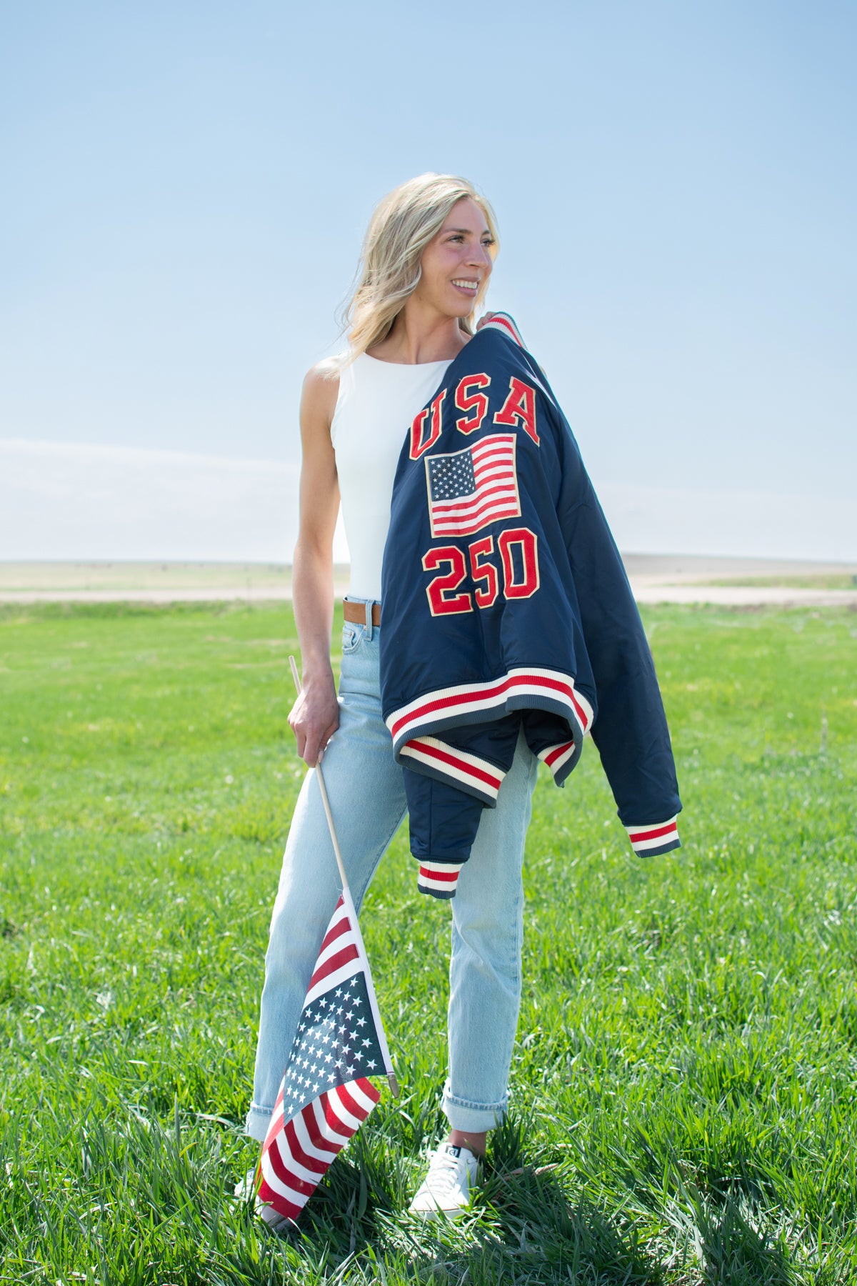 *LIMITED* USA 250 Varsity Style Jacket